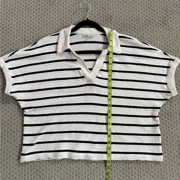 Madewell Relaxed Johnny Collar Polo Women’s Medium - Picture 3 of 4